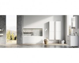 Пенал для ванної кімнати Ravak SB Classic II 400 L МДФ білий/білий X000001472