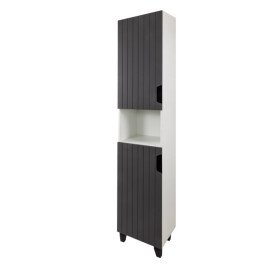 Пенал для ванной Vivia Brut Д2 40х32 см МДФ/ДСП серый А0056201