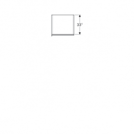 Пенал подвесной Geberit Acanto 38х173 см с двумя дверями ДСП песочно-серый матовый/песочно-серый глянец 500.619.JL.2