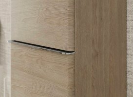 Пенал подвесной Hansgrohe Xelu Q 40х35 см петли слева МДФ натуральный дуб ручка хром 54137000