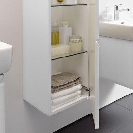 Пенал підвісний Laufen Pro S 35х165 см петлі справа МДФ білий матовий H4831220954631