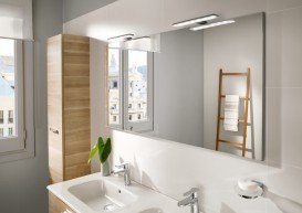 Пенал підвісний орної Roca Victoria однодверний з функцією закривання Soft Close МДФ береза ​​A856577422