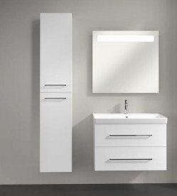 Пенал Villeroy & Boch Avento 35х40,4х176 см петли слева МДФ с акриловым покрытием стекло белое A89400B4