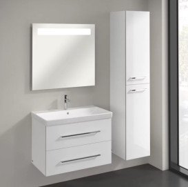 Пенал Villeroy & Boch Avento 35х40,4х176 см петли справа МДФ с акриловым покрытием стекло белое A89401B4