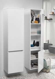 Пенал Villeroy & Boch Legato 40x155х35 см петли справа МДФ/ДСП глянцевый белый B73001DH