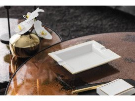Пепельница Villeroy & Boch Anmut Gold 17x21 см белый 10-4653-4090