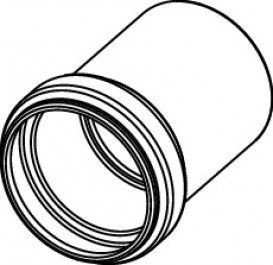 Переходник TECE на водосточные трубы из ПВХ DN 50/DN 40 3690001