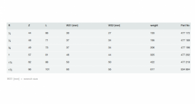 Переходник Viega SeaPress 0365 42хR1½ сплав CuNiFe 90/10 534684