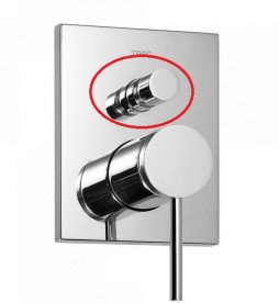 Переключатель для смесителя Tres Mono-Term на 2 потребителя хром 29955303