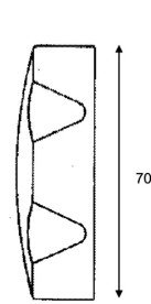 Переключатель к сифону-автомату для ванны McAlpine хром P-CPBRASSKNOB
