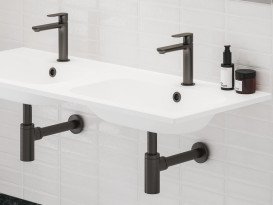 Переливна кришка для раковини Ravak пластик графіт X01832