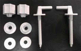 Петлі для термопластового сидіння з кришкою для унітазу Jika Lyra Plus пластик білий H8943800000001