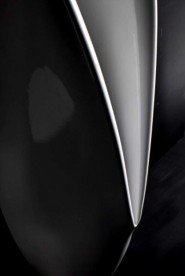 Пісуар підлоговий Kerasan Artwork Groove з кріпленням білий / чорний матовий 473024