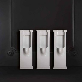 Пісуар підлоговий Kerasan Waldorf з сифоном і кріпленням WB5N білий 413101