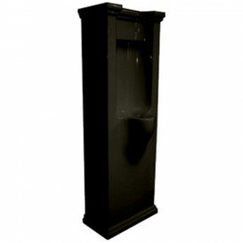 Писсуар напольный Kerasan Waldorf с сифоном и крепежом WB5N черный глянцевый 413104