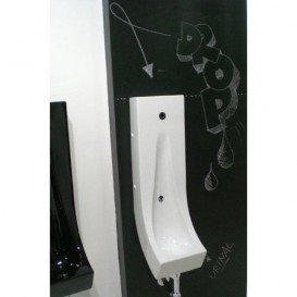 Писсуар подвесной ArtCeram Drop электронный белый глянцевый OSO004 01;00