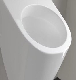 Пісуар підвісний Villeroy & Boch Architectura 32,5х35,5 см санітарна кераміка CeramicPlus альпійський білий 558600R1