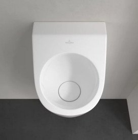 Пісуар підвісний Villeroy & Boch Architectura 32,5х35,5 см санітарна кераміка CeramicPlus альпійський білий 558600R1