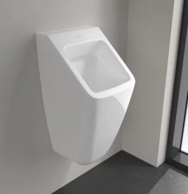 Писсуар подвесной Villeroy & Boch Architectura 32,5х35,5 см с меткой санитарная керамика альпийский белый 55870501