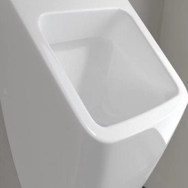 Писсуар подвесной Villeroy & Boch Architectura 32,5х35,5 см с меткой санитарная керамика альпийский белый 55870501