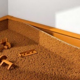 Плінтус для ковроліну Salag 160 ПВХ сірий 161055