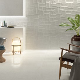 Плитка Cristal Ceramica Serena Blanco 45х90