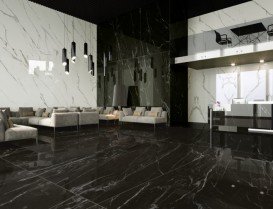 Плитка керамогранит AVA EXTRA NERO BALVEDERE 60x120 87129