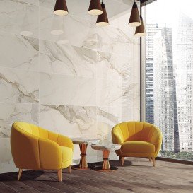 Плитка керамогранит Azteca Calacatta Gold Lux 120х60 см 241102