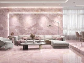 Плитка керамограніт Baldocer Onyx Rose Pulido 60х120 см Onyx Rose