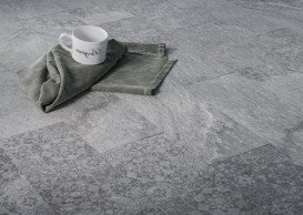 Плитка керамогранит Ceramika Gres Vintage Dark Grey 40х40 см 5902683174076