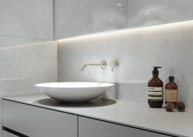 Плитка керамограніт Cerrad Apenino Bianco lappato 119,7x59,7 см 5903313301343