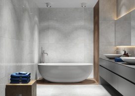 Плитка керамограніт Cerrad Apenino Bianco lappato 119,7x59,7 см 5903313301343