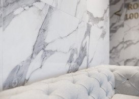 Плитка керамогранит Cerrad Calacatta white 119,7x119,7 см 5903313324458