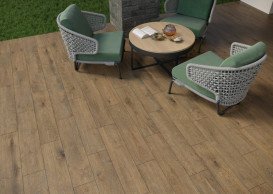 Плитка клинкер Cerrad Listria Marrone 80x17,5 см 5902510808884