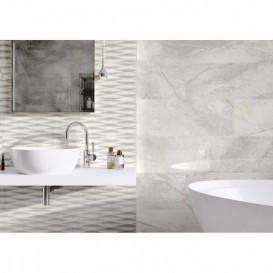 Плитка керамогранит Cerrad Masterstone Silver waves 119,7x29,7 см 5903313315036