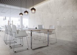 Плитка керамогранит Cerrad Softcement white poler 119,7x279,7 см 5903313317627