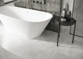 Плитка керамогранит Cerrad Softcement white 119,7x119,7 см 5903313324557