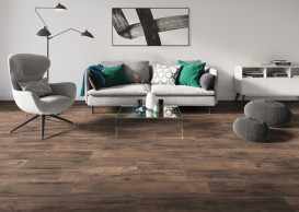 Плитка керамограніт Cerrad Tonella Brown 120,2x19,3 см 5903313301282