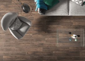 Плитка керамограніт Cerrad Tonella Brown 120,2x19,3 см 5903313301282