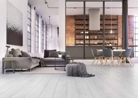 Плитка керамограніт Cerrad Westwood Bianco 120,2x19,3 см 5903313301503