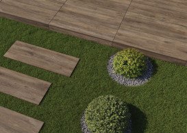 Плитка керамогранит для террасы Cerrad Tauro Brown 2.0 119,7x39,7 см 5903313325332