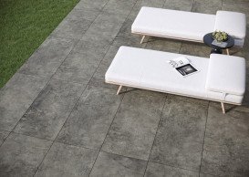 Плитка керамогранит для террасы Cerrad Crafter Nero 2.0 119,7x59,7 см 5903313325271