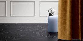 Плитка керамограніт Fiandre Marble Lab Dark Marquina 60х120 см GFAB300L06008