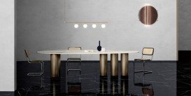 Плитка керамограніт Fiandre Marble Lab Dark Marquina 60х120 см GFAB300L06008