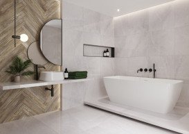 Плитка керамограніт Nowa Gala Tioga White 59,7х29,7 см 5900423043675