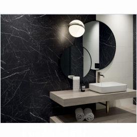 Плитка керамогранит Paradyz Artstone Black Gres Szkl. Rekt. Mat. 59,8х59,8 см R-R-598X598-1-ARTS.BK