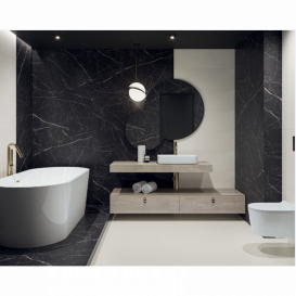 Плитка керамогранит Paradyz Artstone Black Gres Szkl. Rekt. Mat. 59,8х59,8 см R-R-598X598-1-ARTS.BK