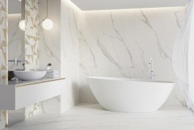 Плитка керамограніт Paradyz Calacatta матовий грес 59,8x119,8 см R-R-0,6X1,2-1-CALA.--N