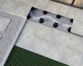 Плитка керамогранит Paradyz Garden Grys Szkl. Rekt. Mat. 2.0 59,5х59,5 см R-R-595X595-1-GARD.GR20