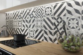 Плитка керамогранит Paradyz Modern Gres Szkl. Struktura Motyw B 19,8x19,8 см RS--198X198-1-MODN.--B